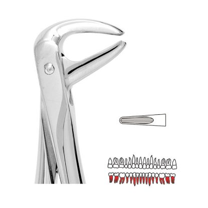 Forceps No.74N (Unodent) Small Lower Roots/Crowded Incisors Autoclavable x 1