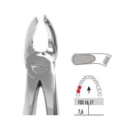 Forceps No.93 (Unodent) 2Nd Upper Molars Left Autoclavable x 1