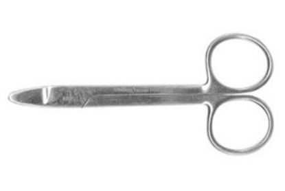 Scissors Crown (Unodent) Bee-Bee Straight Autoclavable x 1