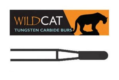 Bur Tungsten Carbide Wildcat (Unodent) Dome Fissure Cross Cut Fg 1558 012 x 5