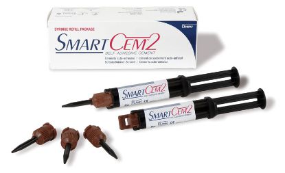Smartcem 2 (Dentsply) Crown & Bridge Syringe Translucent 2 x 5g & 20 Mixing Tips