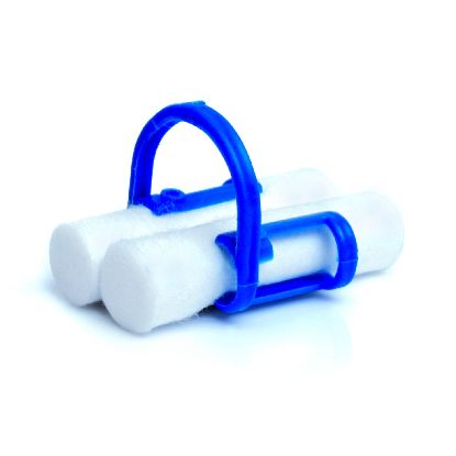 Cotton Dental Roll Clip (Unodent) Single-Use x 100