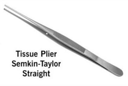 Pliers Tissue (Hu-Friedy) Semkin-Taylor 1X2 Straight Tp33 x 1