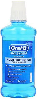 Mouthwash (Oral B) Pro-Expert Multi Protection Alcohol Free 6 x 500ml