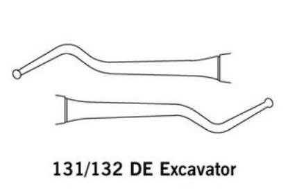 Excavator (Dentsply) Ash Lustra De 131/132 Octagonal Handle x 1