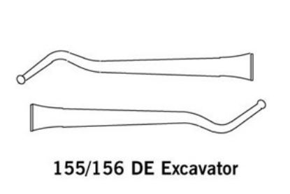 Excavator (Dentsply) Ash Lustra De 155/156 Octagonal Handle x 1