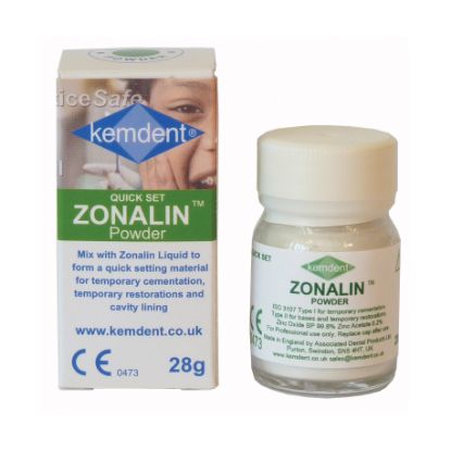 Zonalin (Kemdent) Cavity Lining Quick Set Powder 28g x 1