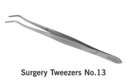 Tweezer (Dentsply) Ash Surgery No.13 Stainless Steel x 1
