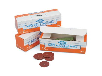 Discs Abrasive & Paper Polishing (Kemdent) Type A 16mm  Medium x 100