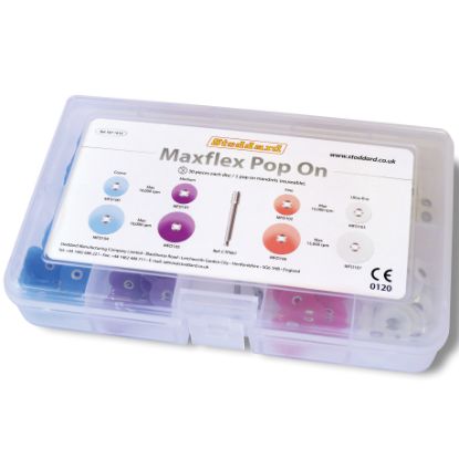 Maxflex Discs (Stoddard) Pop-On Starter Set (10mm Discs, 14mm Discs & 2 Mandrels)