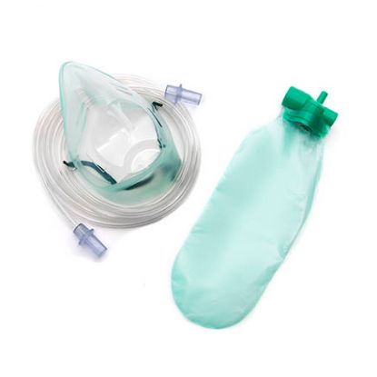 Oxygen Recovery T-Piece Reservoir Bag + 2.1M Tube + Adult Medium Mask x 55