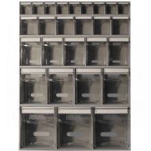 Storage Boxes Tilt 6 Compartment 113mm x 600mm x 91mm