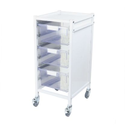 Trolley Storage (Aspiration Life) Attend 300 With 3 Deep Trays