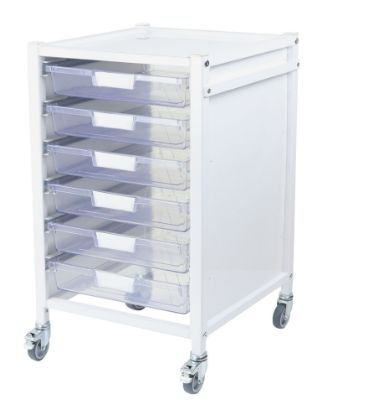 Trolley Storage (Aspiration Life) Attend 500 With 6 Shallow Trays