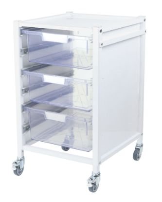 Trolley Storage (Aspiration Life) Attend 500 With 3 Deep Trays
