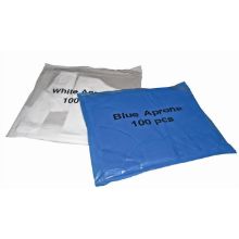 Apron Disposable 11 Micron 69cm x 107cm Blue Flatpack x 100