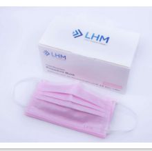 Face Mask Looped Type Iir Light Pink Fluid Resistant Procedure Mask x 50