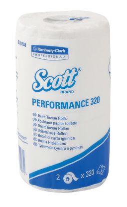 Toilet Roll (Kleenex) Scott 2Ply White (320 Sheets) x 36