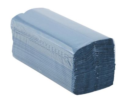 Paper Towel 1 Ply C-Fold Blue x 2400