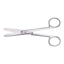 Scissors Dressing Blunt/Blunt Straight 16cm (Reusable Autoclavable Stainless Steel) x 1