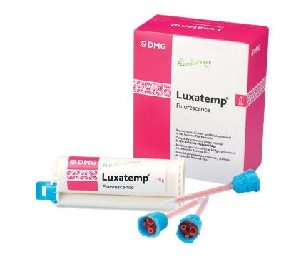 Luxatemp Fluorescene (Dmg) Temp Crown & Bridge Materials 76g - Various Shades Available