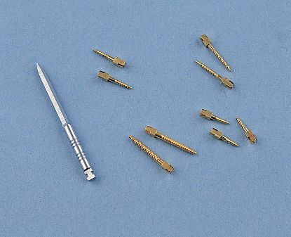 Extra Long : Gold Plated Posts Refills x 15 (Surtex) - Various Sizes Available