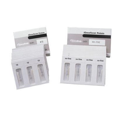 Absorbent Paper Points (Auxiliary) x 200 - Various Sizes Available