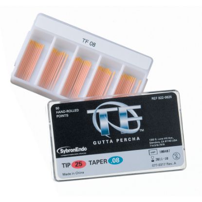 Gutta Percha Points (Kerr) Tips 25 x 50 - Various Sizes Available