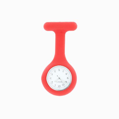 Watch Fob Silicone Autoclavable Analogue Red