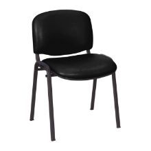 Chair Galaxy Visitor No Arms Vinyl Anti-Bacterial Upholstery Feather