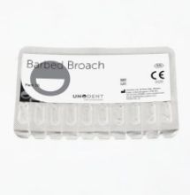 Unodent Barbed Broach No. 0 25mm x 10