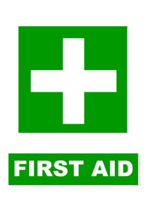 Sign - First Aid Laminated A4 Portrait