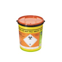 Sharps Bin+Lid 24 Litre Eco Orange