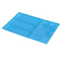 Tray Liner (Unodent) Dispotray Blue 290 x 190mm x 50