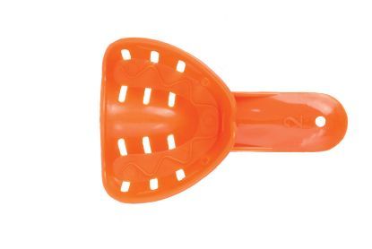 IMPRESSION TRAY (UNODENT) ORTHODONTIC UPPER SIZE 2 X-SMALL CHILD X25 ORANGE