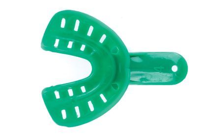 Impression Tray (Unodent) Orthodontic Lower Adult Small Green x 25