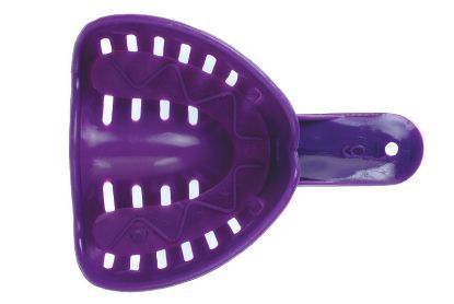 IMPRESSION TRAY (UNODENT) ORTHODONTIC UPPER SIZE 6  X-LARGE X 25 PURPLE