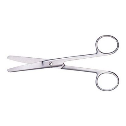 Dressing Blunt/Blunt Straight Scissors (Reusable Autoclavable Stainless Steel) x 1