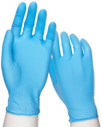 Premier Blue Nitrile Exam Gloves P/F x 150 - Various Sizes Available