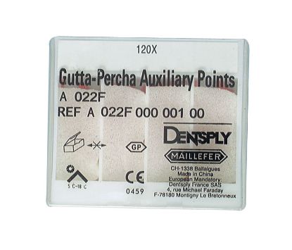 Gutta Percha Points Auxiliary (Maillefer) x 120
