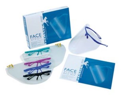 Face Visors With Coloured Frames + 12 Visors - Pegasus (Various Colours Available)