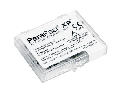 Parapost Xp Titanium Temporary Posts x 20 (Coltene) Various Sizes Available