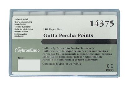 Gutta Percha Points (Kerr) x 120 - Various Sizes Available