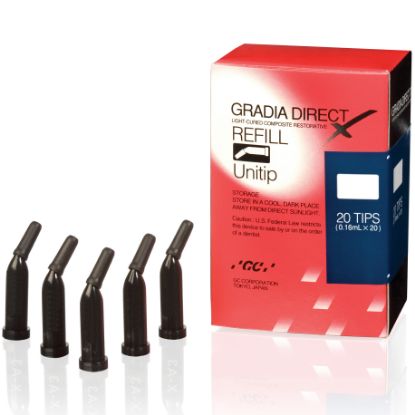Gradia Direct x Refill Unitips (Gc) x 20 - Various Shades Available