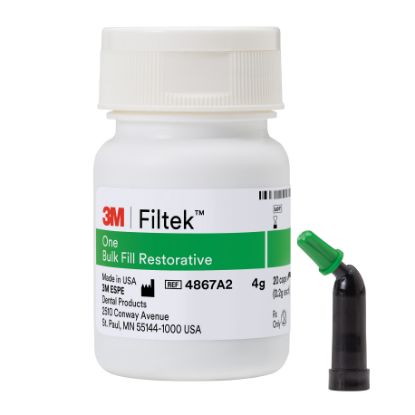 Filtek One Bulk Fill Capsule Refills 0.2g x 20 (3M Espe) - Various Shades Available