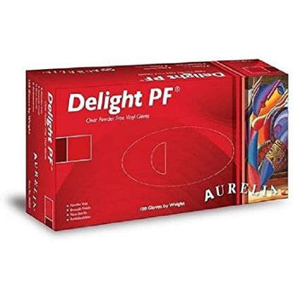 Vinyl Gloves (Delight) Clear  P/F x 100